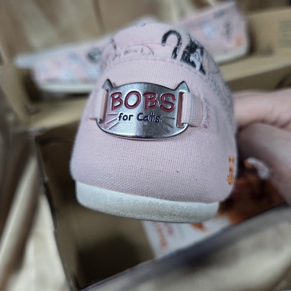 Skechers BOBS Pink Cat Flats - Picture 5 of 10